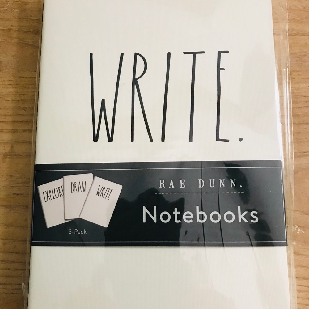Rae Dunn notebook trio
